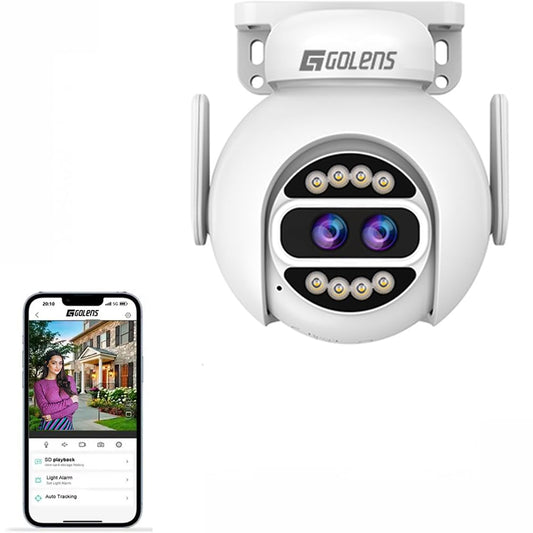 Golens WC21K 1080P Full HD WiFi CCTV Camera Pan/Tilt Night Vision