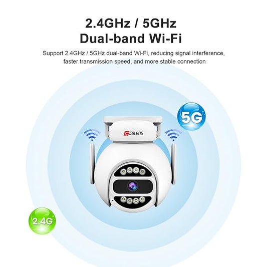 WC03SW 4MP QHD WiFi CCTV Camera Dome PTZ Night Vision