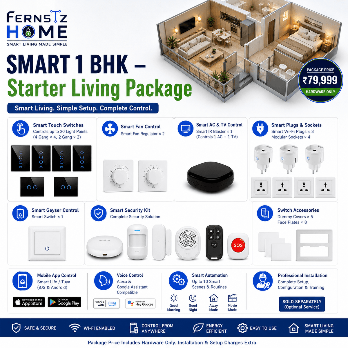 SMART 1 BHK – Starter Living Bundle