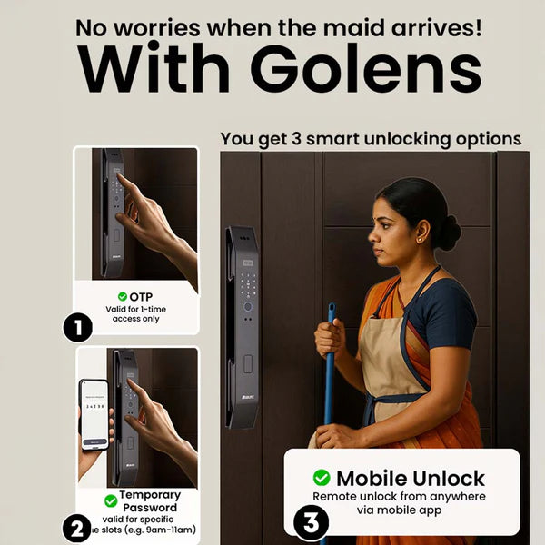 GOLENS X95 Premium Smart Door Lock