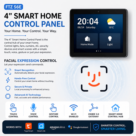 4" OKOS Smart Home Control Panel - Zigbee
