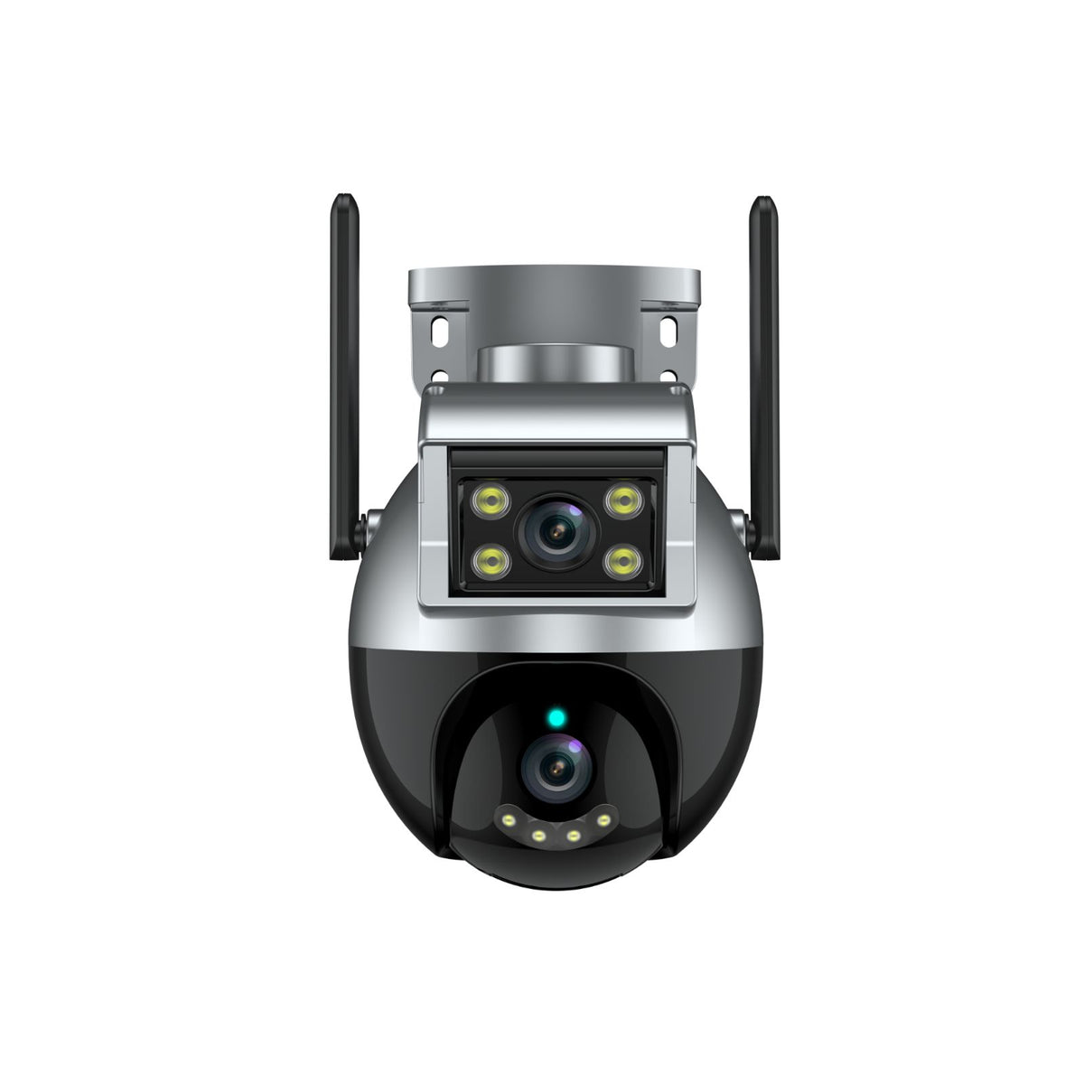 OKOS Smart Wi-Fi 360° Dual Lens Outdoor Security Camera | 4MP PTZ | AI Tracking