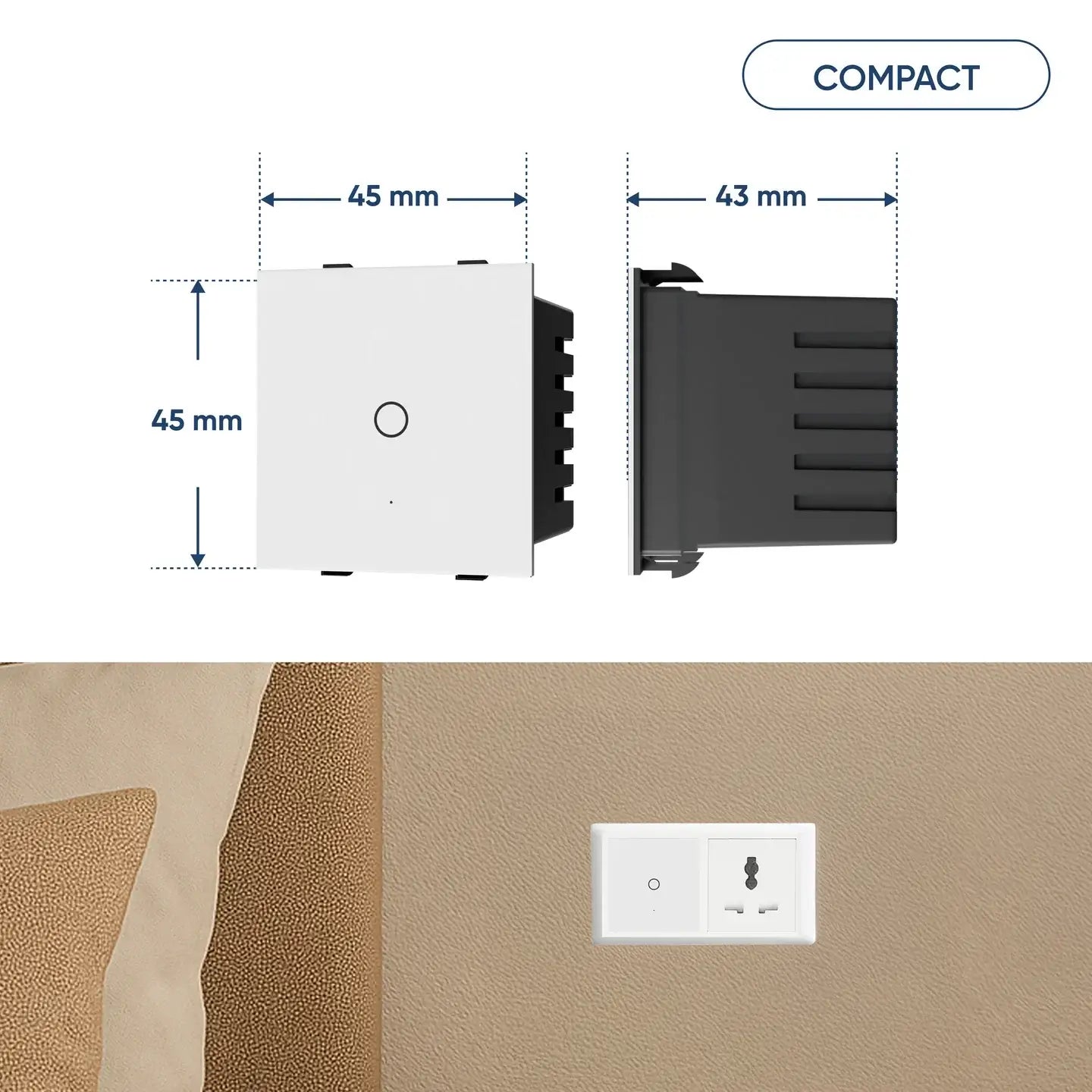 AZIOT 1 Gang 24A Smart Switch