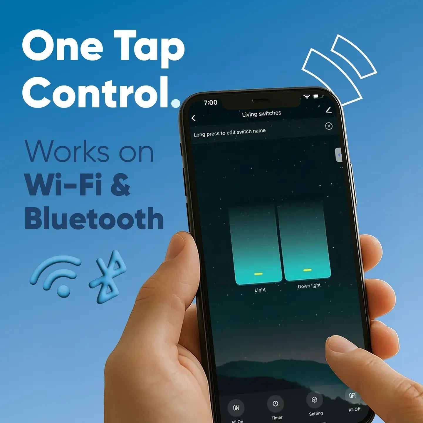 AZIOT 2 Gang Smart Switch