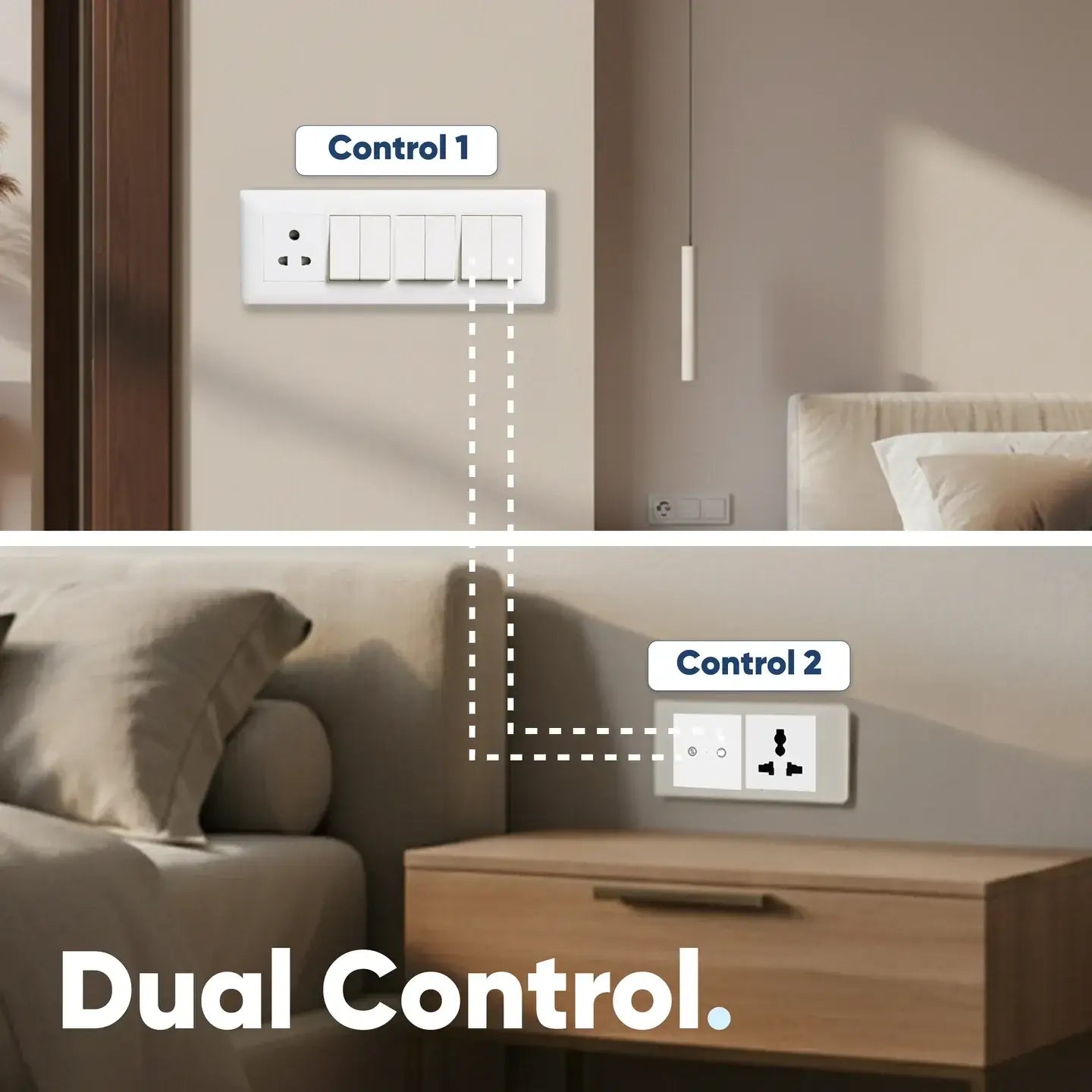 AZIOT 2-Way 2-Gang Smart Switch