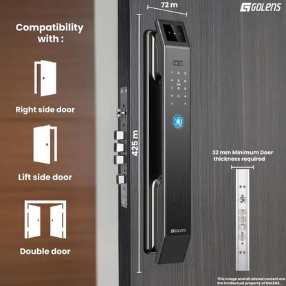 GOLENS X95 Premium Smart Door Lock