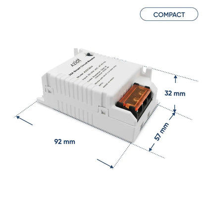 AZIOT Smart Wi-Fi Circuit Breaker 30A with Energy Monitoring