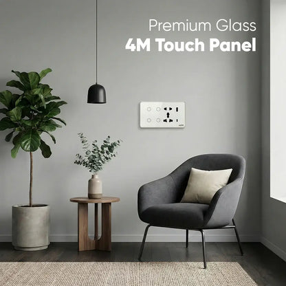 AZIOT Premium Smart Switch Panel 4M+Socket