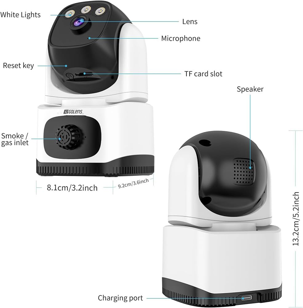 Golens WC23K 1080P HD IP Camera Pan/Tilt Night Vision