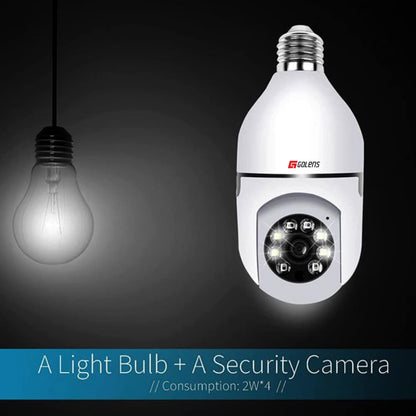 Golens WC10K 3MP WiFi Light Bulb Camera 1080P E27 Dome