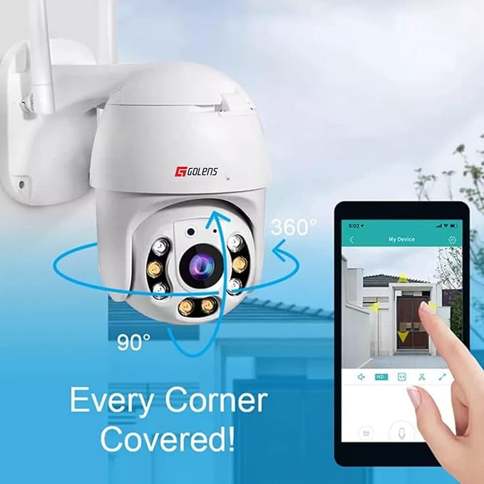 WC13K 3MP WiFi CCTV Camera Dome PTZ Night Vision