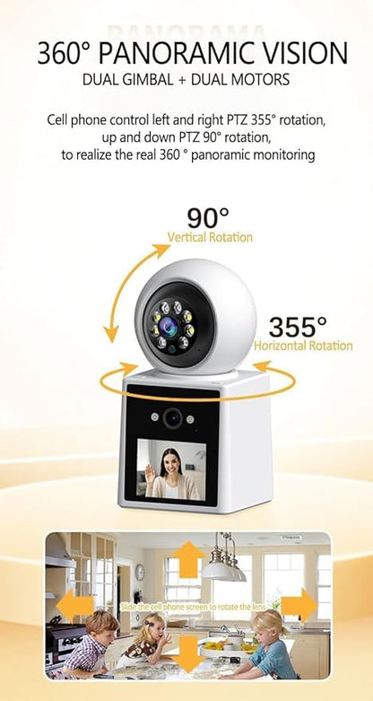 WC06K 2MP Dual Lens 360° WiFi CCTV Camera