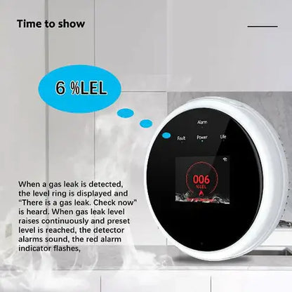 OKOS Wi-Fi Gas Detector with LCD