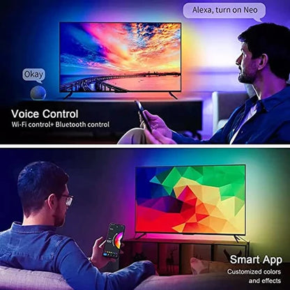 OKOS Smart TV Sync Box with HDMI RGBIC LED Backlight | Wi-Fi