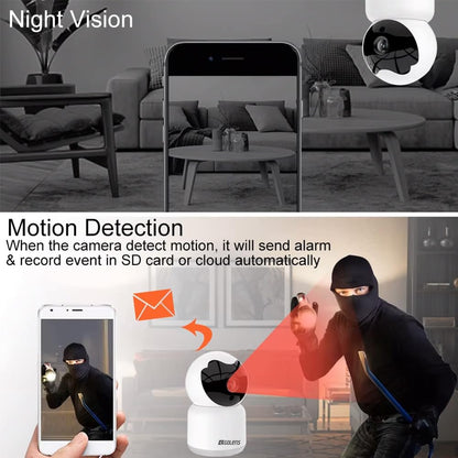 Golens V60 2MP HD 360° WiFi CCTV Camera Pan/Tilt Night Vision