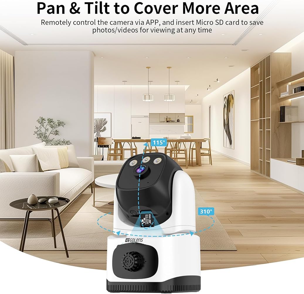 Golens WC23K 1080P HD IP Camera Pan/Tilt Night Vision