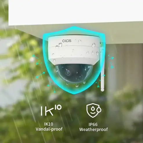 OKOS Smart Dome Security Camera | 1080P Full HD | Wi-Fi | Pan & Tilt