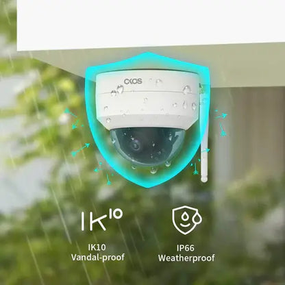 OKOS Smart Dome Security Camera | 1080P Full HD | Wi-Fi | Pan & Tilt