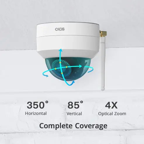 OKOS Smart Dome Security Camera | 1080P Full HD | Wi-Fi | Pan & Tilt