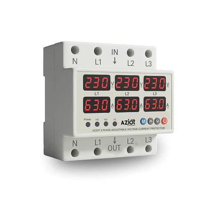 AZIOT 63A Smart Circuit Breaker - Three Phase