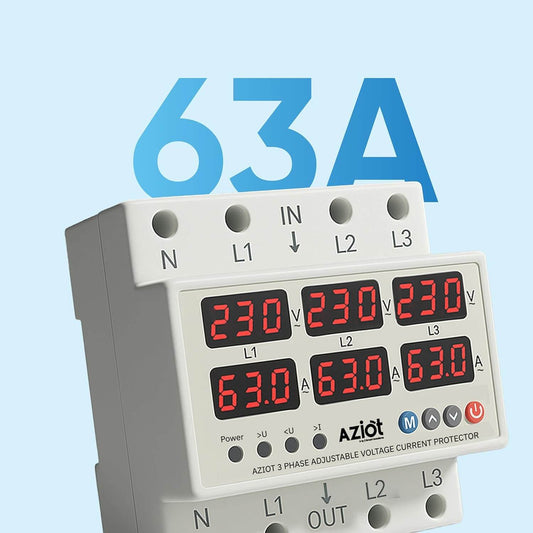 AZIOT 63A Smart Circuit Breaker - Three Phase