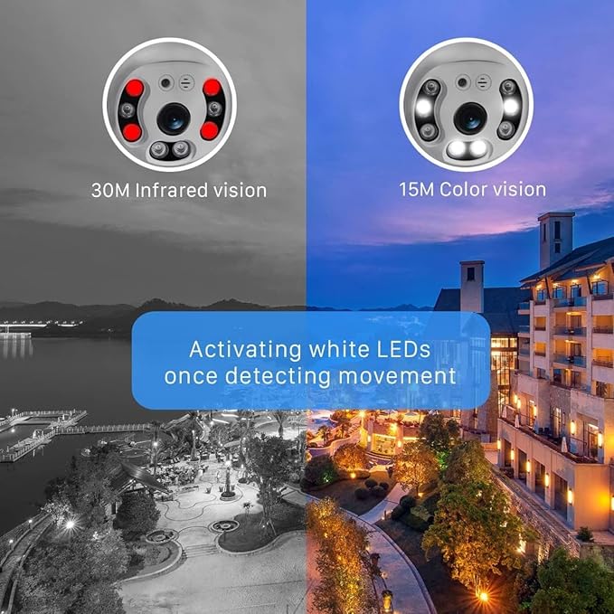 WC13K 3MP WiFi CCTV Camera Dome PTZ Night Vision