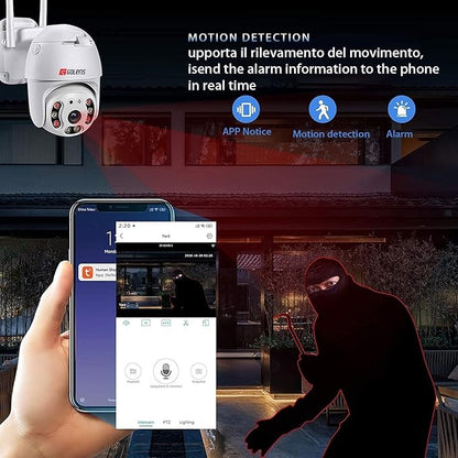 WC13K 3MP WiFi CCTV Camera Dome PTZ Night Vision