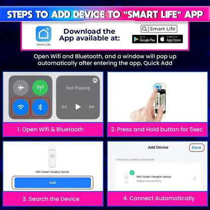 AMI Smart WiFi Vibration Sensor