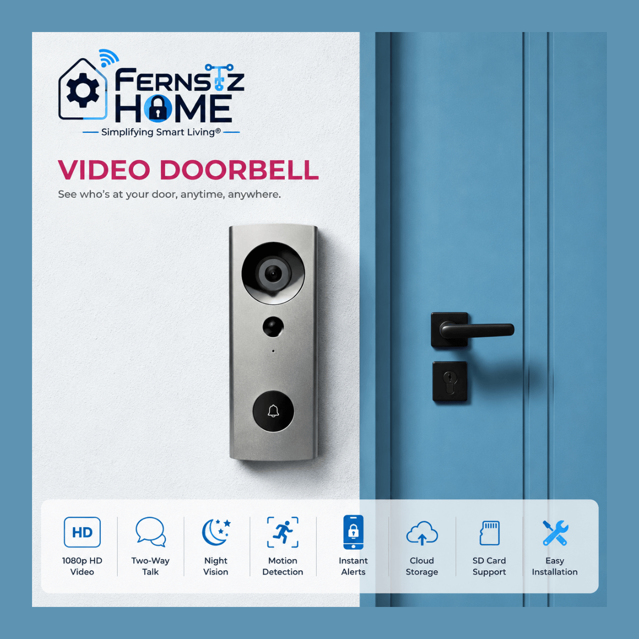 HOMEMATE Smart Video Doorbell