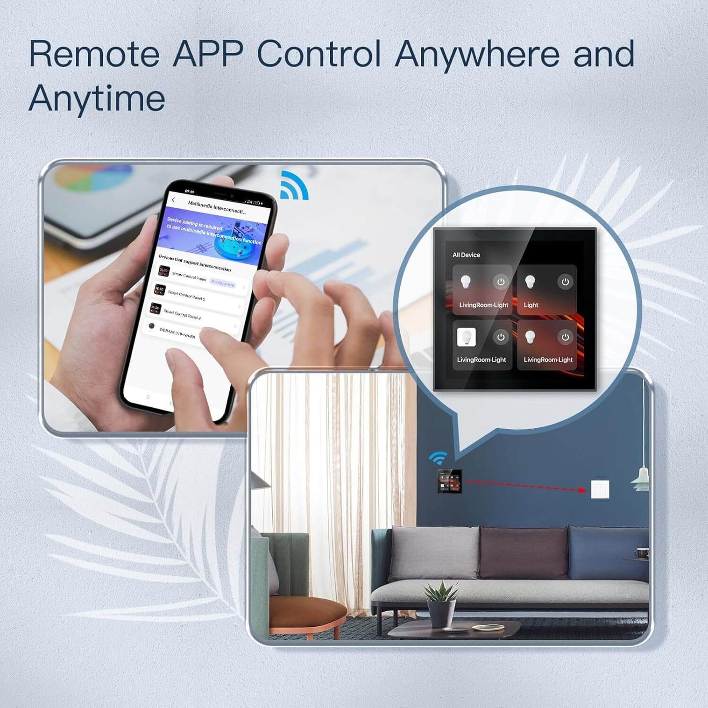 4" OKOS Smart Home Control Panel - Zigbee