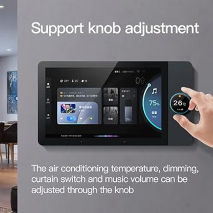 8" FTZ-T8E Smart Home Control Panel with Knob & Zigbee +BT