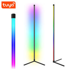 PST-QJD-01 Smart Wi-Fi & BT RGB Magic Colour Corner Floor Lamp – 1.2 m