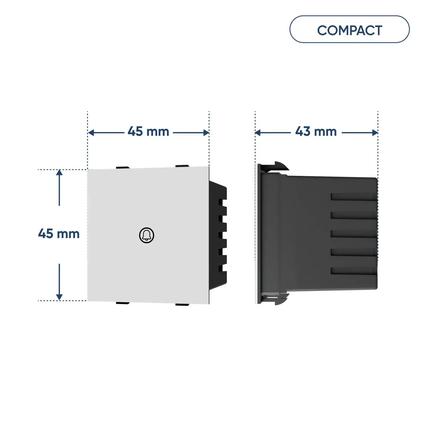 AZIOT Smart Modular Bell Touch Switch