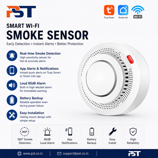 PST Wi-Fi Smoke Detector