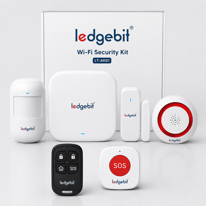 LEDGEBIT Wi-Fi Smart Security Kit