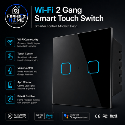 AZIOT 2 Gang Smart Switch