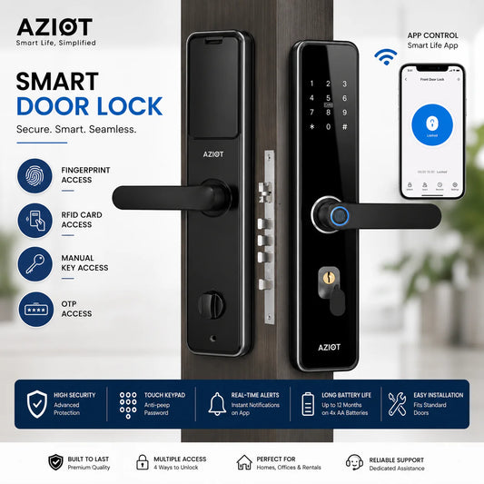 AZIOT Smart Fingerprint Door Lock