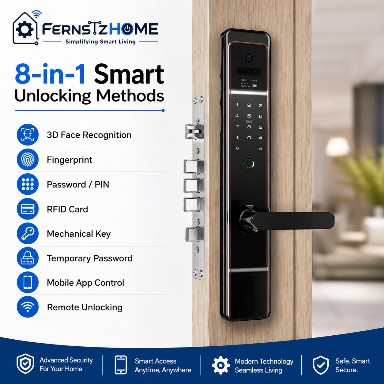 GOLENS X110 Smart Digital Door Lock