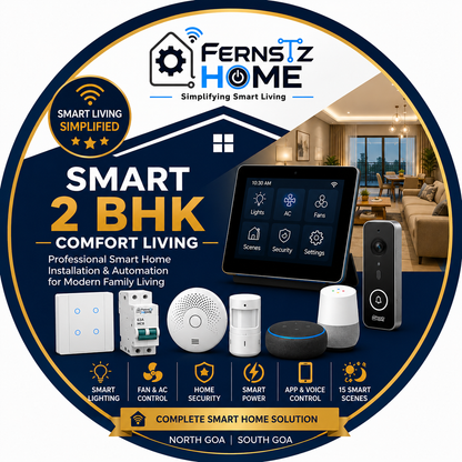 Smart Home Setup & Installation – SMART 2 BHK Comfort Living