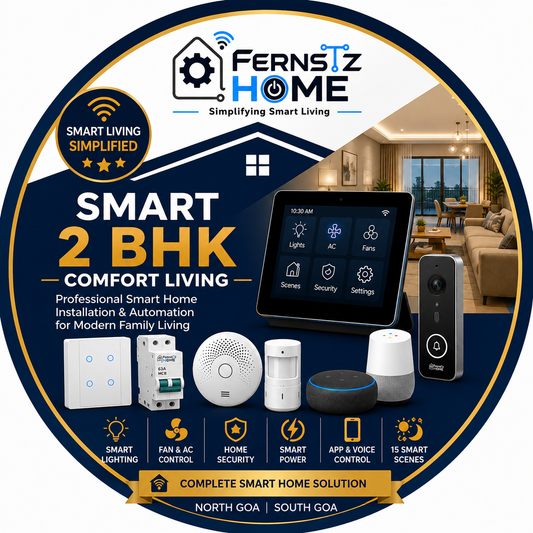 Smart Home Setup & Installation – SMART 2 BHK Comfort Living