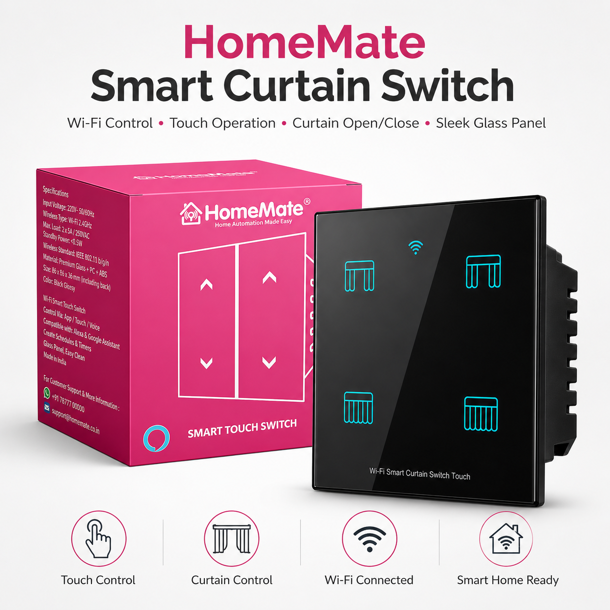 HOMEMATE Smart Curtain Switch