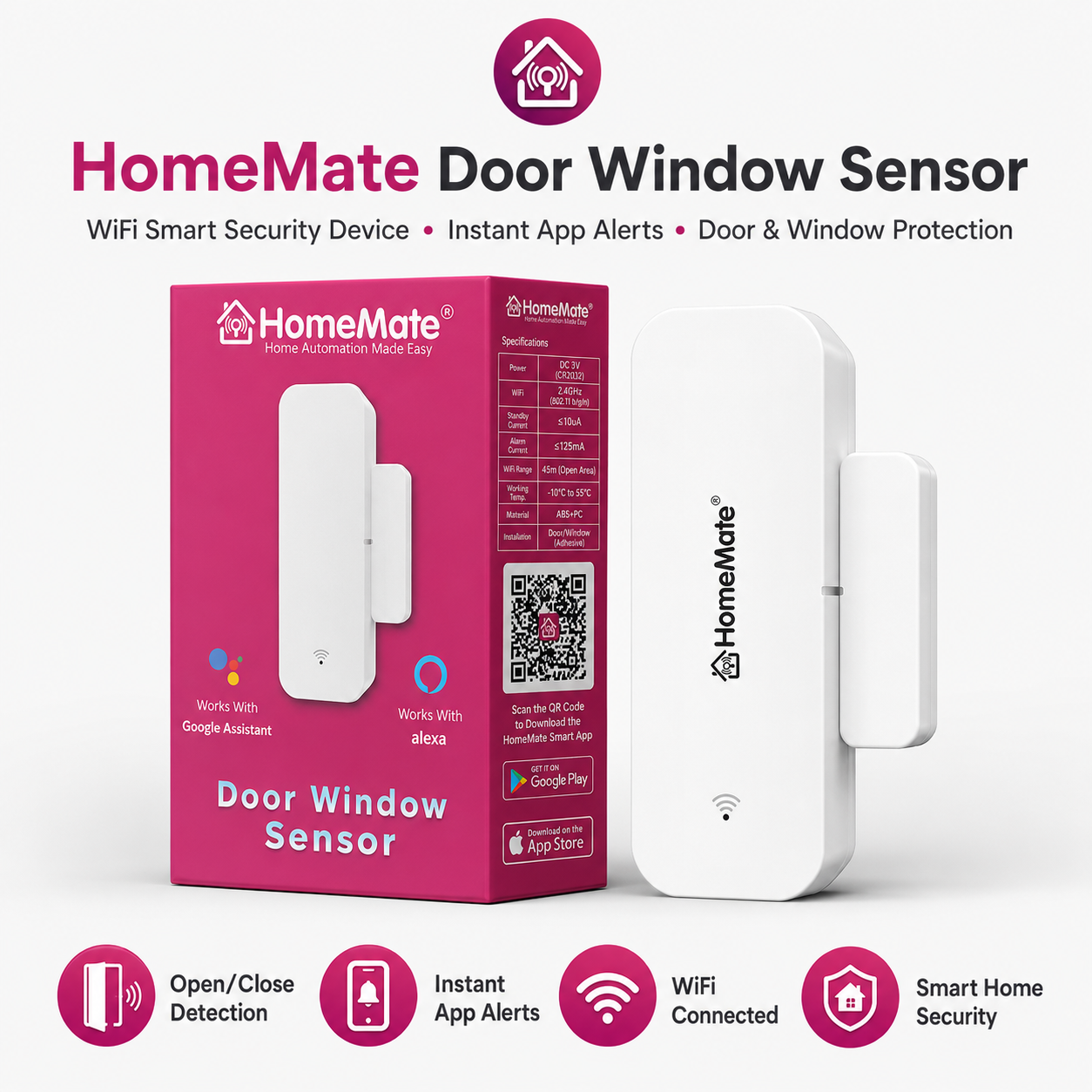 HOMEMATE Door & Window Sensor
