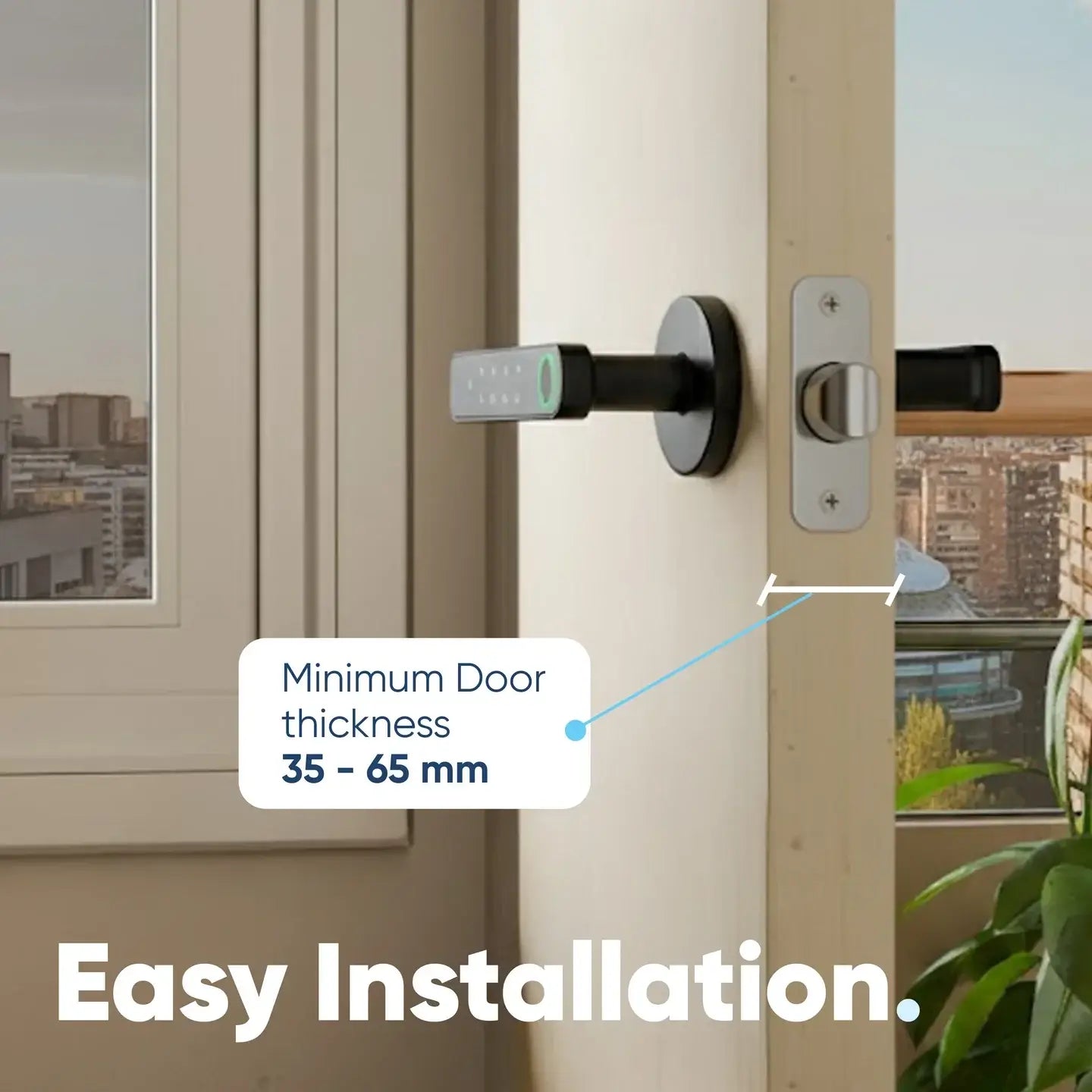 AZIOT Smart Handle Door Lock
