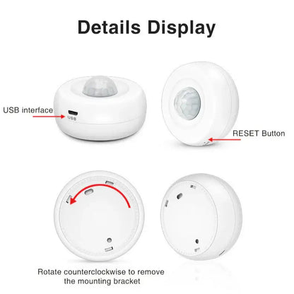 OKOS Smart Wi-Fi PIR Motion Sensor (AAA Battery + USB)
