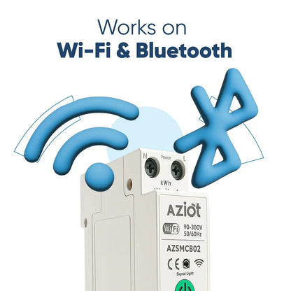 AZIOT 1P 63A Wi-Fi Smart Circuit Breaker