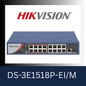 Hikvision 16-Port PoE Switch - DS-3E1518P-EI-M