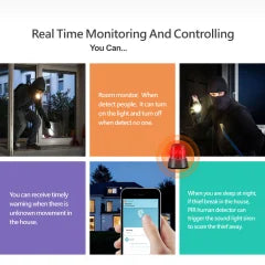 PST Wi-Fi Ceiling Motion & Light Sensor – 360° PIR, 6m Range