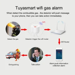 PST Wi-Fi Natural Gas Leak Detector