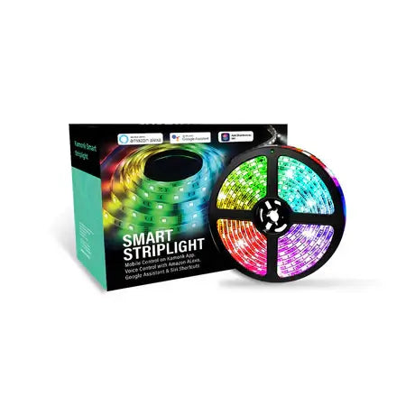 KAMONK Smart RGB LED Strip Light Kit (Wi-Fi + BT)