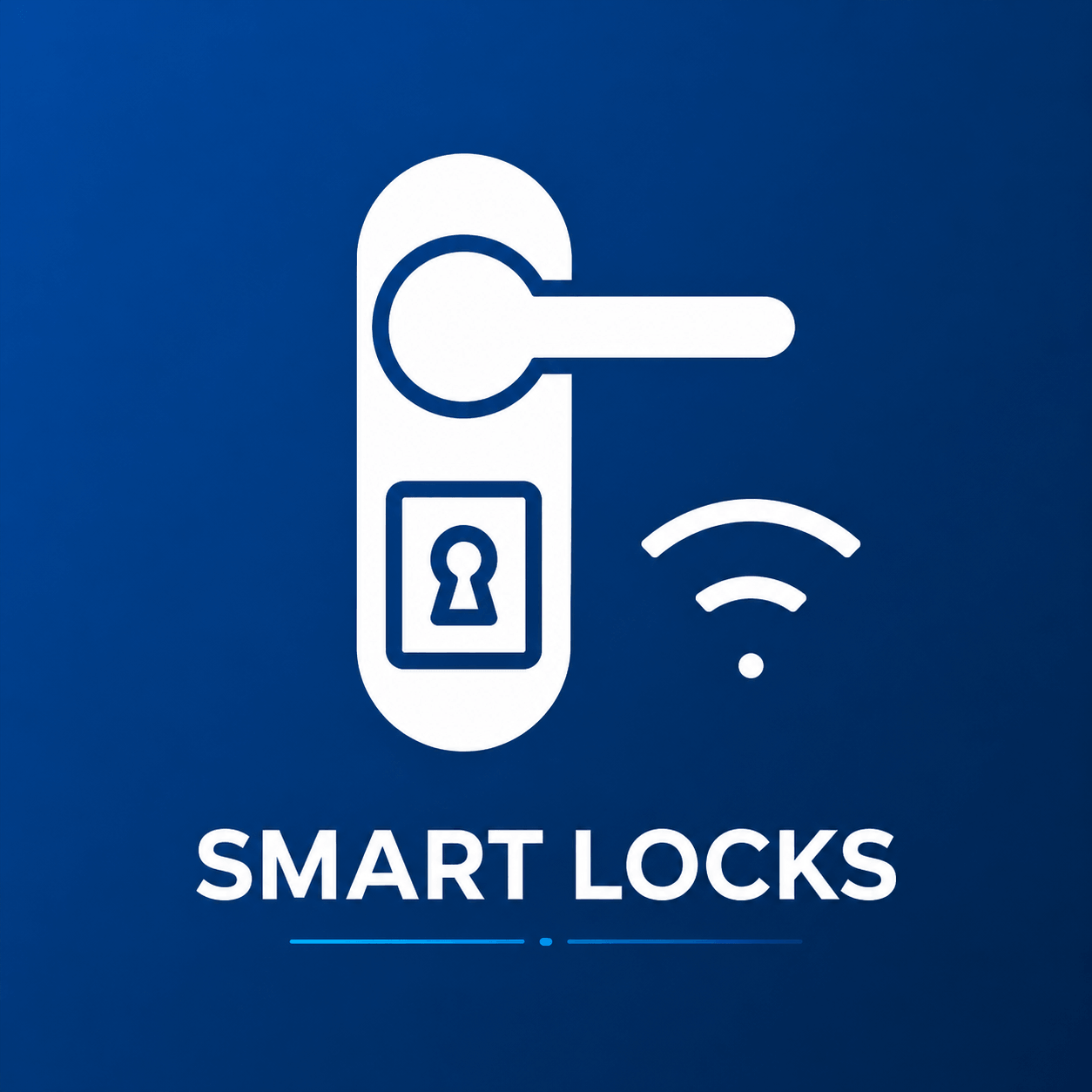 Smart Lighting glowing bulb icon on dark background – WiFi light control for smart homes – FERNSTZHOME